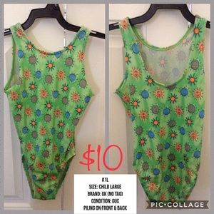 #1L Used Child Large GK Leotard